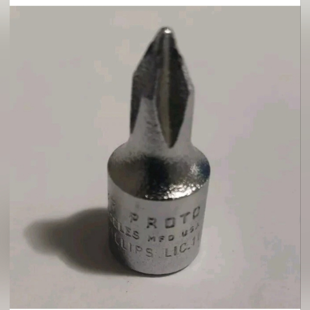 PROTO 4737 Socket Bit 1/4 in Drive TpSz #1 Made In USA Philips Head